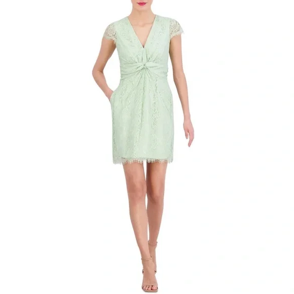 Vince Camuto Dresses Vince Camuto Knot Front Lace Dress Poshmark